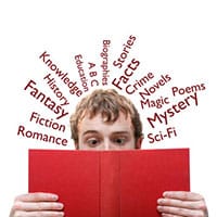 Man using Book Genre Finder