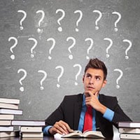 Man wondering what is the genre of a book